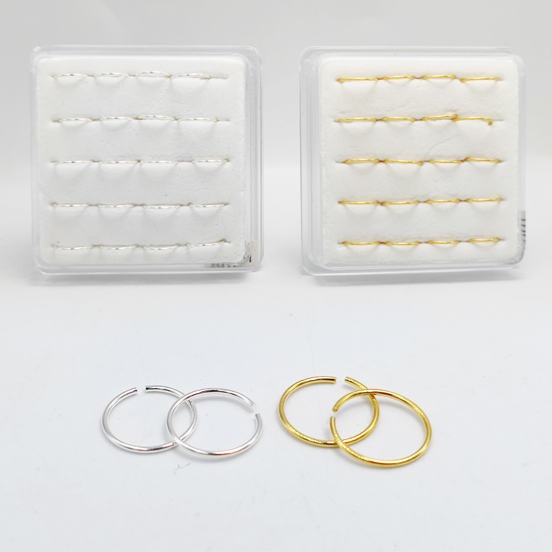 925 sterling silver Nose Ring  - Body Jewelry Lip Ring recension och pris