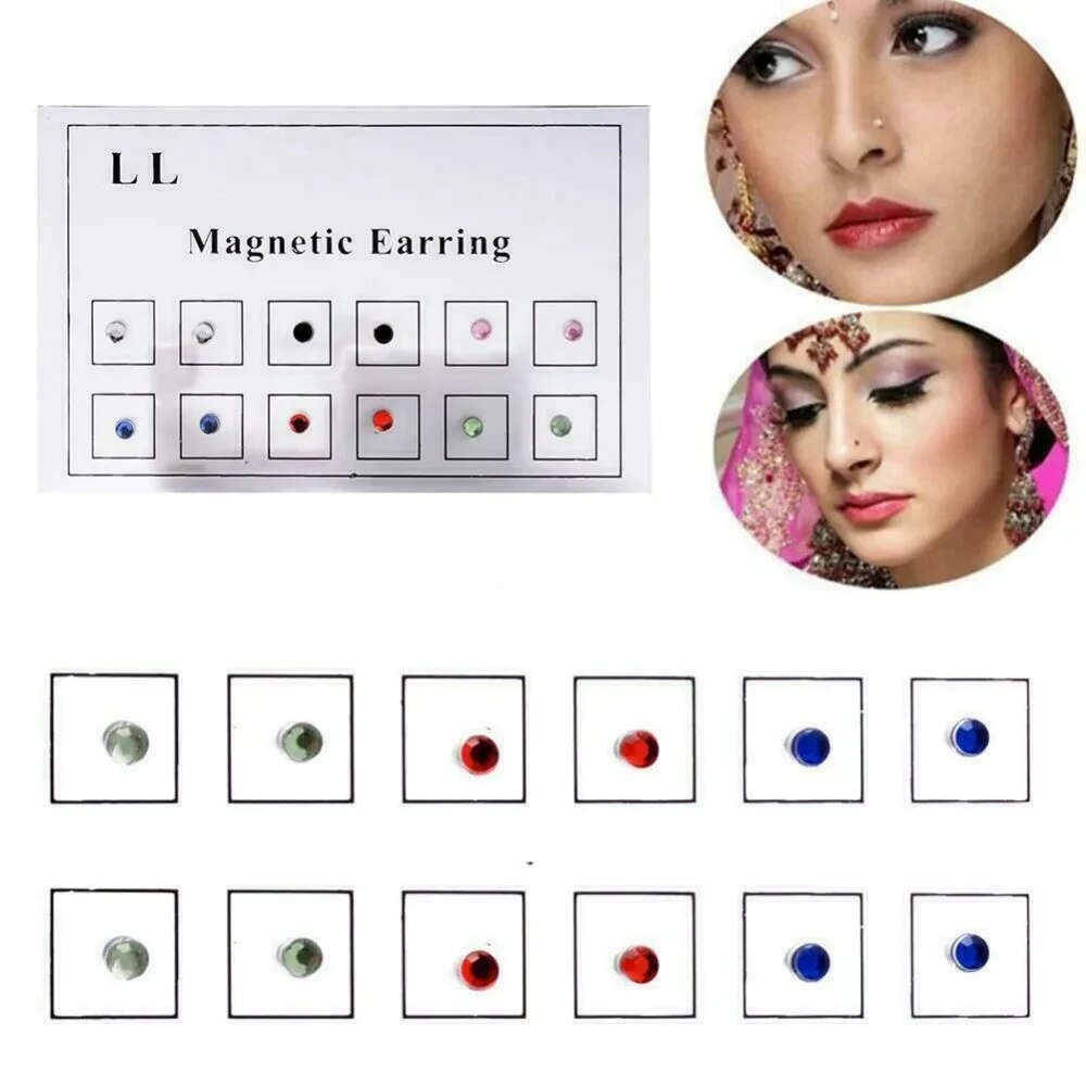 12PCS/Card Fake Cheater Non Pi - Body Jewelry Lip Ring recension och pris