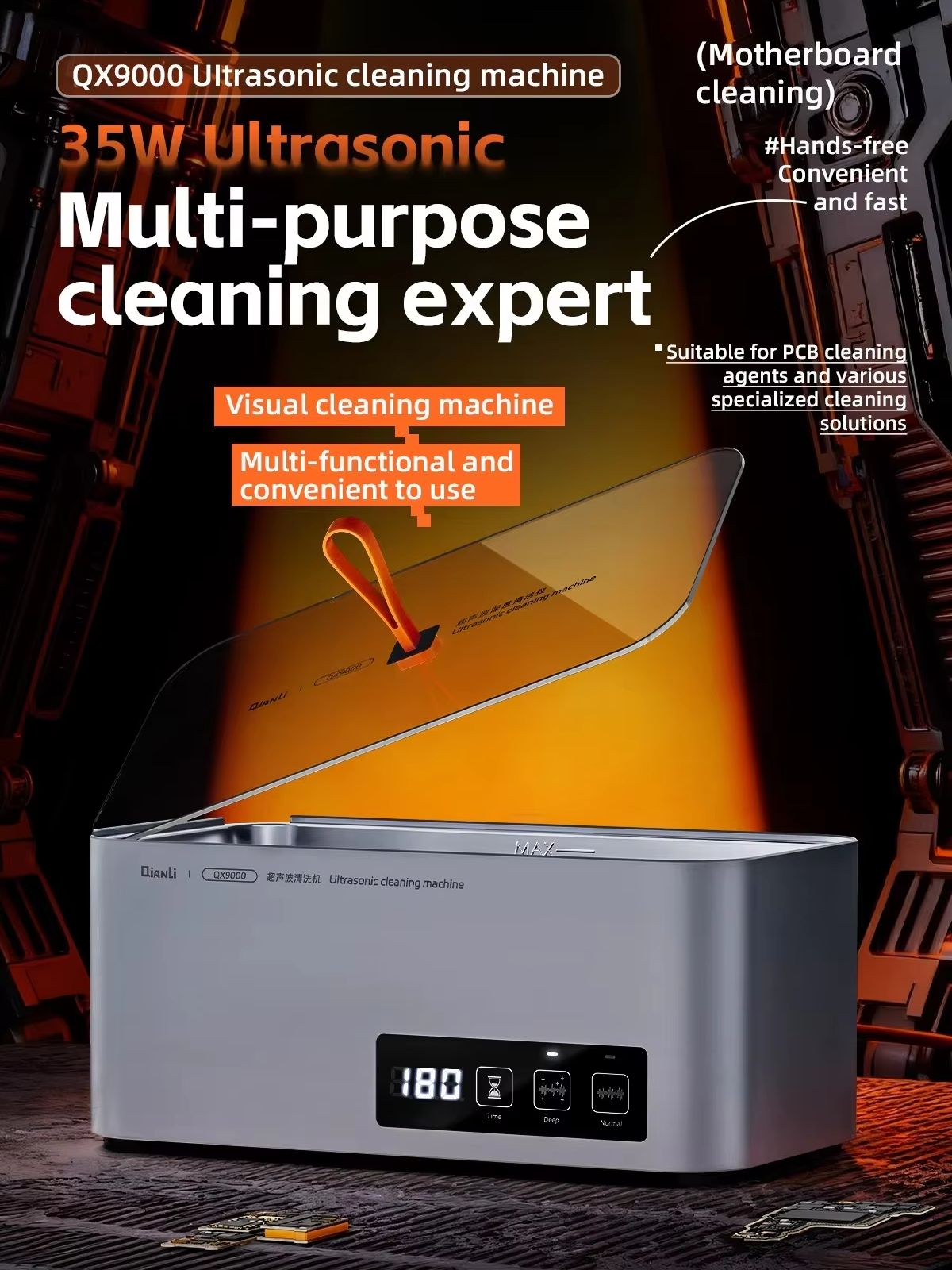 QIANLI QX9000 Ultrasonic Clean - Body Jewelry Cleaner recension och pris