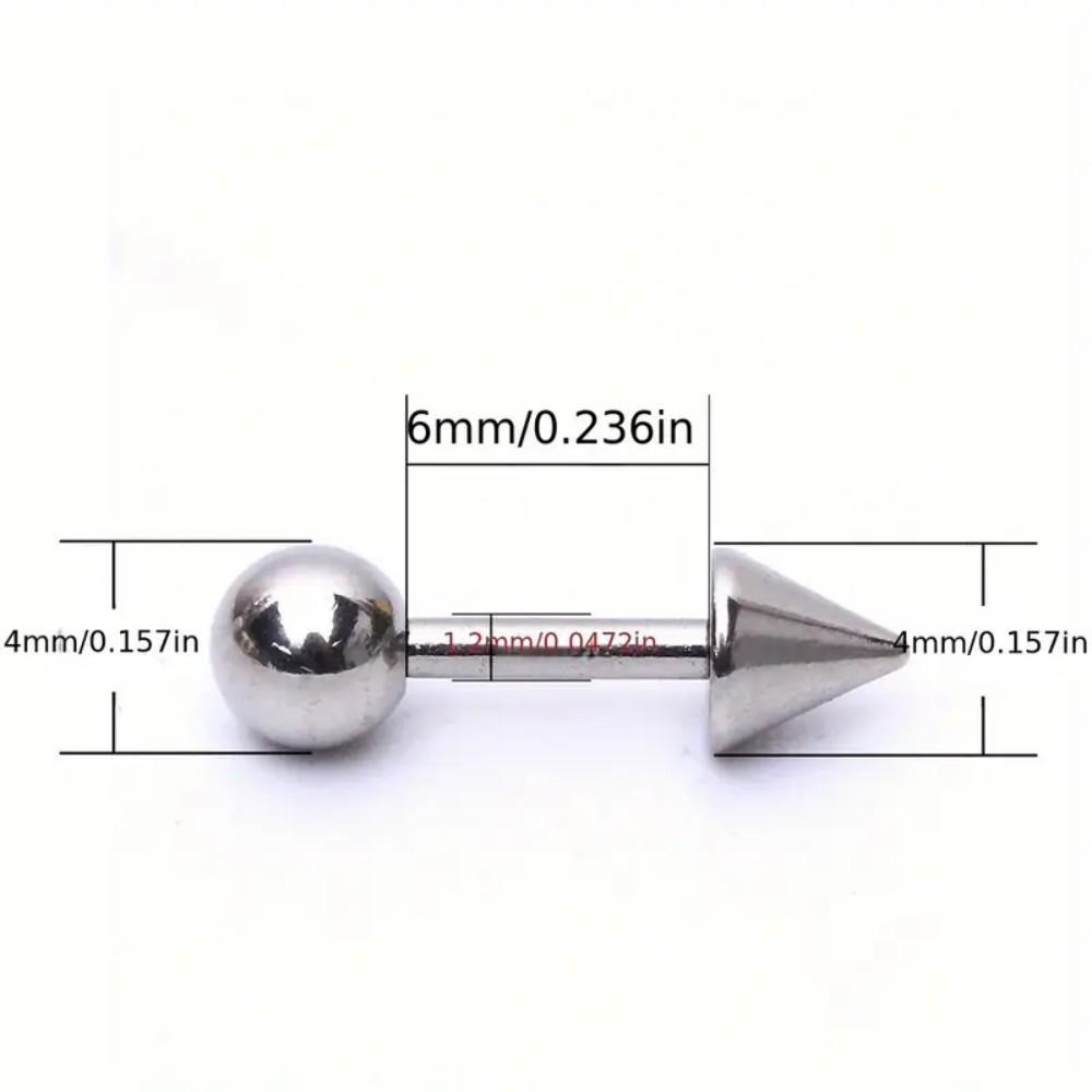3 Pcs/Set Punk Simple Stainles - Body Jewelry Surgical Steel recension och pris
