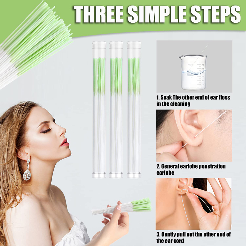60Pcs Piercing Jewelry Ear Cle - Body Jewelry Cleaner recension och pris