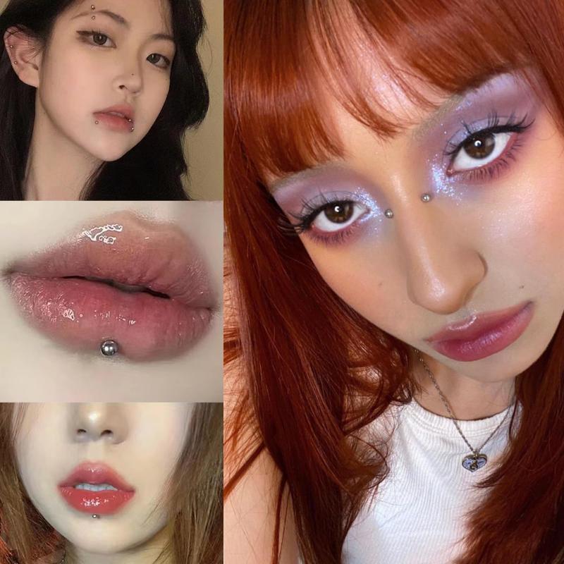 321pcs Non Piercing Lip Studs  - Body Jewelry Lip Ring recension och pris