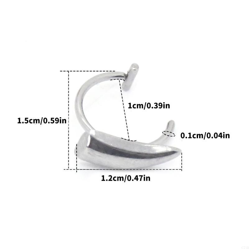 Fang Lip Cuffs No Piercing Rin - Body Jewelry Lip Ring recension och pris