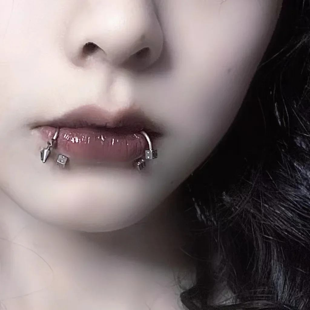 10pcs Punk Nose Ring One Nail  - Body Jewelry Lip Ring recension och pris