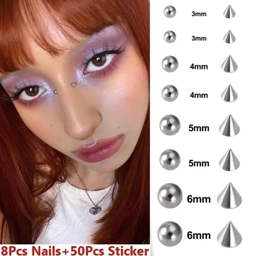 58-180pcs Set Non Piercing Lip - Body Jewelry Lip Ring recension och pris