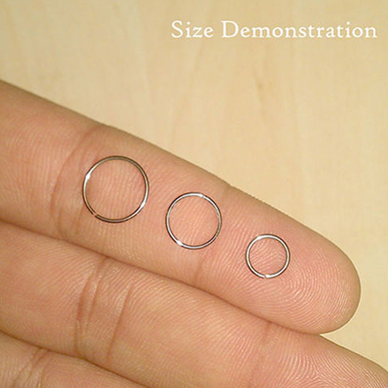 925 silver nose ring lip ring  - Body Jewelry Lip Ring recension och pris
