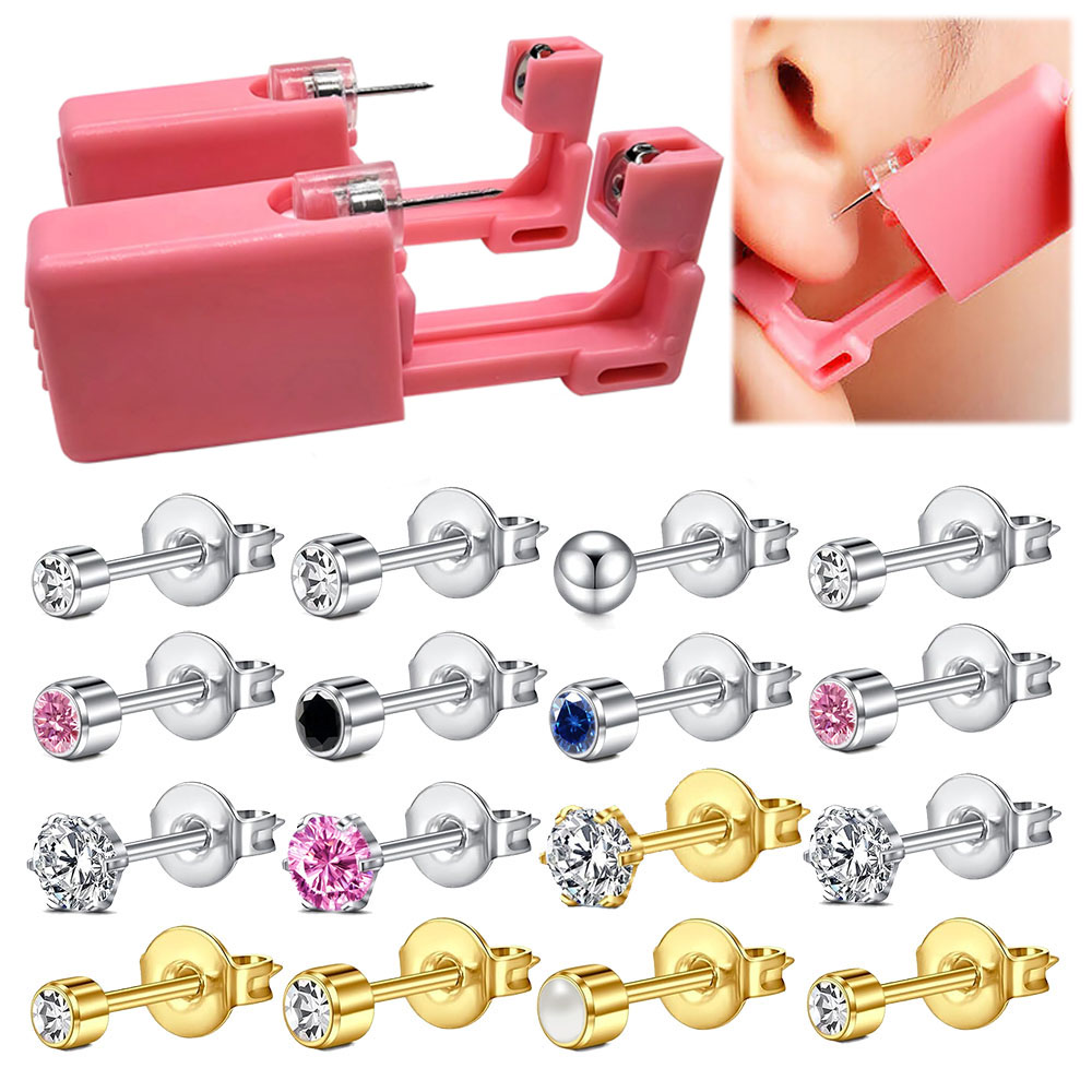 1PC/4PCS Pink Disposable Ear P - Body Jewelry Cleaner recension och pris