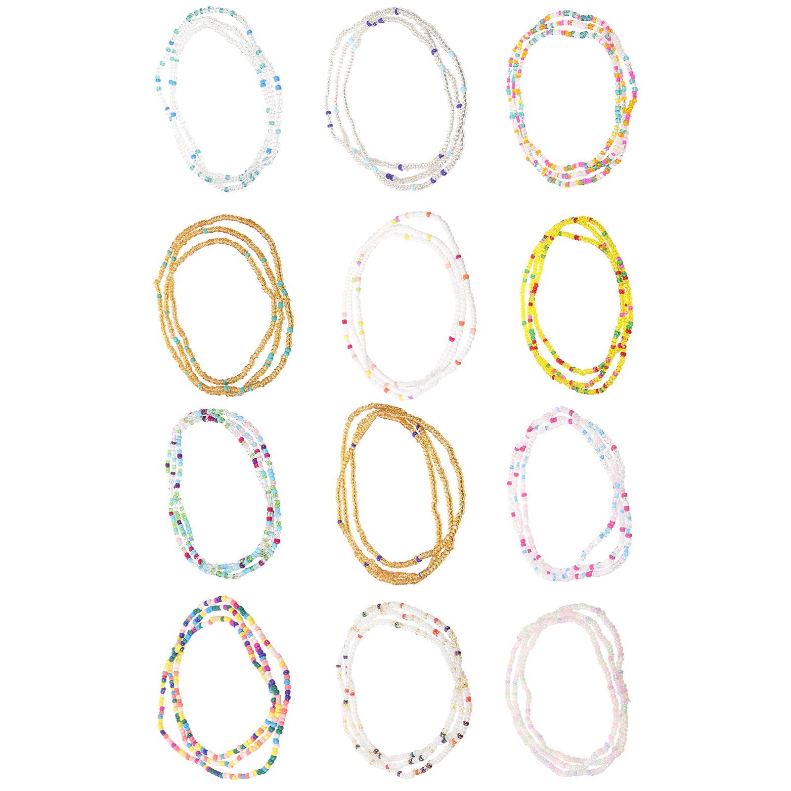 12Pcs Boho Beach Waist Chains  - Body Jewelry Plus recension och pris